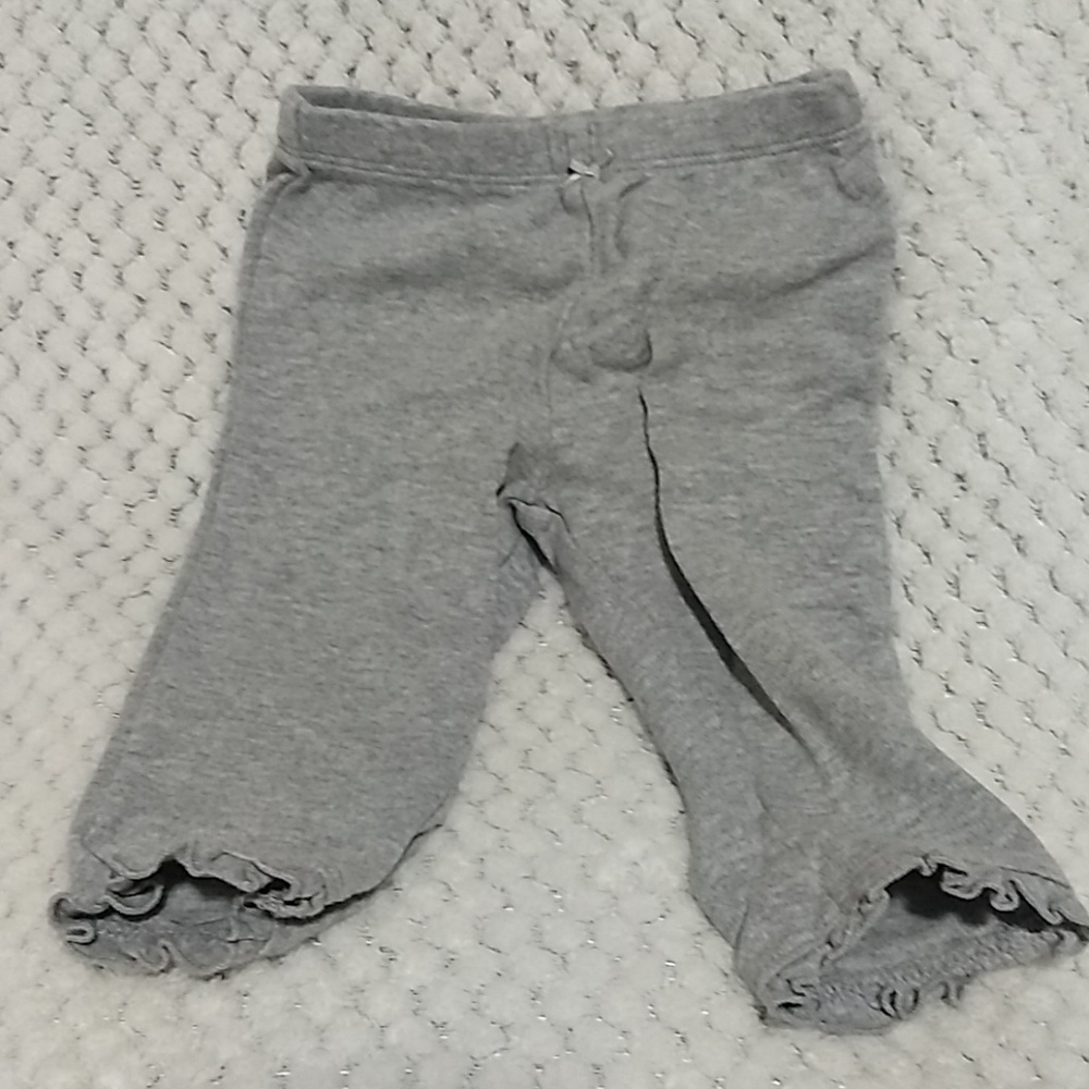 Grey pants for baby girl